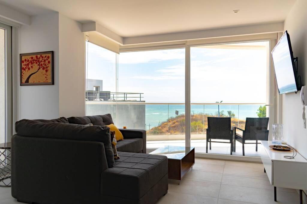 M3 Lujoso Y Comodo Departamento Con Playa 2 Piscinas Cancha De Tenis Jacuzzi Seguridad 24 Horas Манта Екстериор снимка